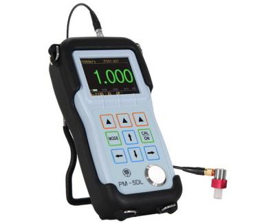 China Bildschirmauflösung 0.001mm Echo Mode Ultrasonic Thickness Gauge-Meter-OLED zu verkaufen