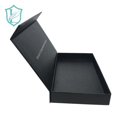 China Handmade Magnetic Closure Small Paper Cardboard Packaging Gift Box For Hair Extension Wig Package Packing Box for sale