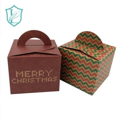 China Reused Materials Christmas Apple Boxes Wrapping Packaging Card Box For Kids Gift Box Decoration Custom Wholesale for sale