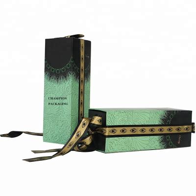 China High Quality Custom Luxury Green Paper Box Lady Jewelry Packaging Gift Paper Box for sale