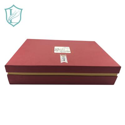 China Recycled Materials Custom Design Large Chinese Refined Tea Paper Gift Box With Logo for sale