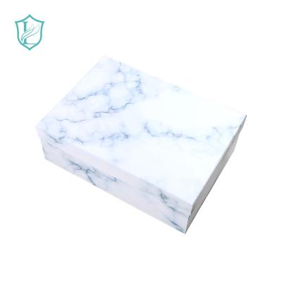 China Handmade Marble Printing Gift Box With Lid Christmas Custom Gift Boxes With Logo Gift Boxes Packaging Wholesale Can Be Customized for sale