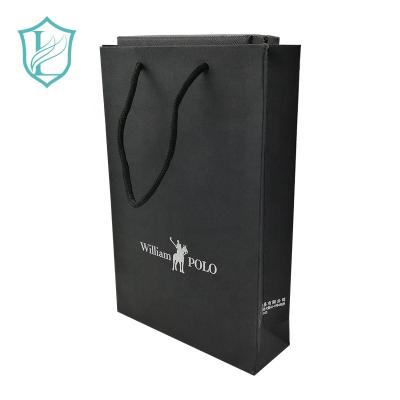 China Recyclable Custom Warm Scarf Shirt Tote Bag Gold Stamping Silver Paper Tote Bag Gift Bag for sale