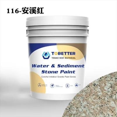 China Außenwasserdicht Textur Naturliche Imitation Steinfarbe Beton Wandfarbe Nippon Ersetzen zu verkaufen