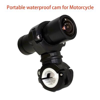 China Waterproof Motorcycle Dash Cam Dvr Wifi App 24H Mobile Real Time Video Time Lapse Cycled 2 Dash Record Cam for sale