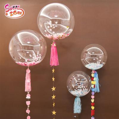 China 18 Inch Bobo Ball With LED Light Up Toy Gift Toy And Stick Balloon Toy for sale