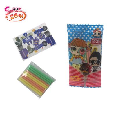 China Normal Normal 2 in 1 Surprise Bag CC Stick Candy and 3D Puzzle for sale