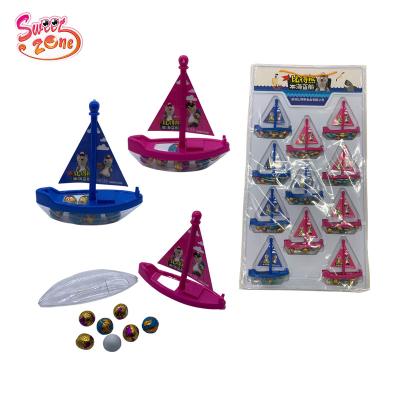 China Funny Pirate Ship Toy And Chocolate Balls Sweet Candy SZC-141 SZC-141 for sale