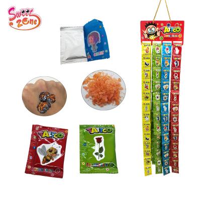 China Mini Tattoo Bag Filling Magic Full Size Funny Popping Candy for sale