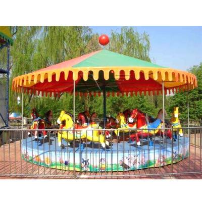 China Theme Park Merry European Fairground Goes Round Amusement Park Rides Carousel Horse Kids Carousel Ride For Sale for sale