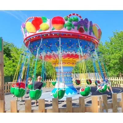 China Manufacturer Sales For Kids of Amusement Park Amusement Mini Fruit Flying Chair Rides for sale