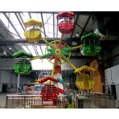 China Amusement Park Kiddie Playground Rides Double Sides Small Ferris Wheel Seats For Sale for sale