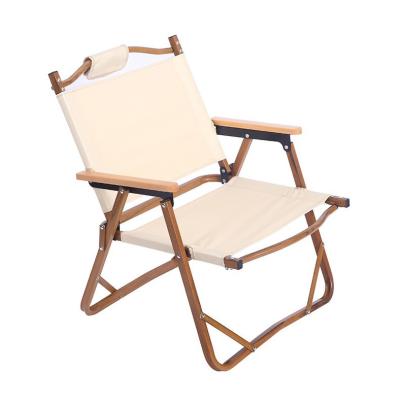 China Logo Aluminum Alloy Oxford Cloth Modern Customized Folding Beach Chair Outdoor Camping Chair for sale