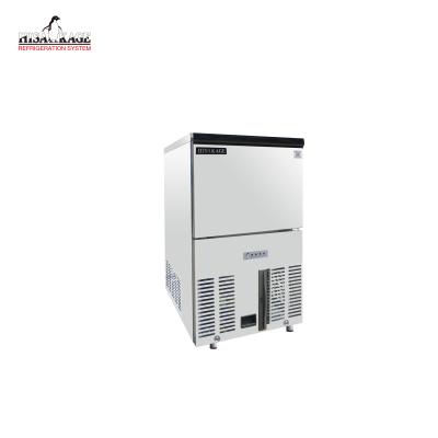 China Single-temperature hot industrial cube ice maker AC-80X industrial ice maker drink cooling 35KG small capacity for sale