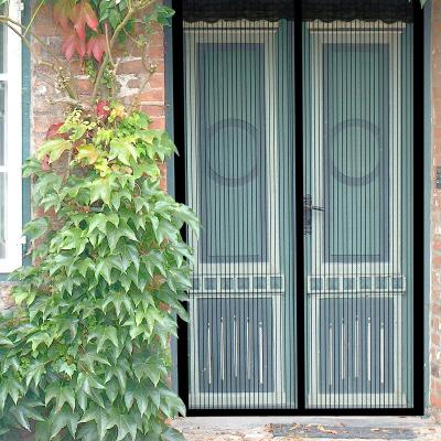 China Automatic Closing Magnetic Curtains For Door With Self Closing Mesh Curtain Hands Anti Mosquito Free Door Screen for sale