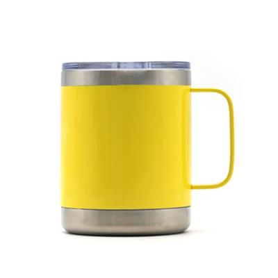 China Sustainable 450ml Stainless Steel Insulated Custom Logo Thermo Mug Coffee Camping Travel Coffee Mug for sale