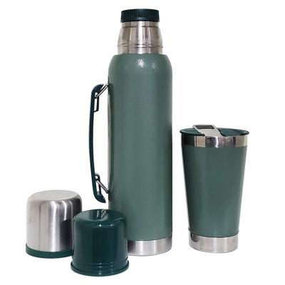 China Eu Viable Dropshipping 1000ml Insulated Water Bottle Stainless Steel Double Wall Vacuum Flask Travel Mug for sale