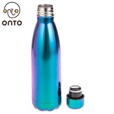 China Custom Viable Double Walled Retro Sports Water Bottle Vacuum Flask Vacuum Stainless Steel 500ml Thermo Mug for sale