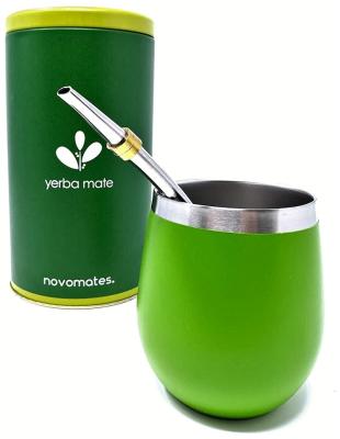 China Viable Custom Yerba Mate Tea Cup Gourd With Straw Drinking With Straw Yerba Mate Cup for sale