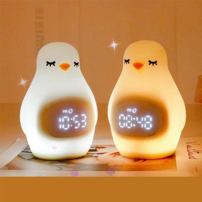 China Children's Trainer Control Snooze/NAP Timer Sleep Sounds Kids LED Alarm Clock Digital Alarm Clock with Baby Night Lights for sale