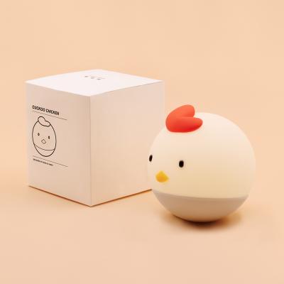 China 2020 New Arrivals Cute Portable Silicone USB Touch Sensor Baby Kids Rechargeable Animal Auto Off Night Light for sale