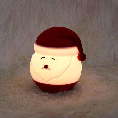 China Creative 3d kids bedside silicone night light sleep companion new colorful light promotional items led lamp for sale