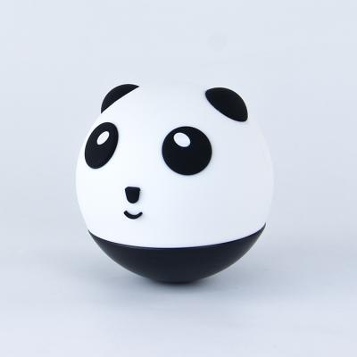 China Small Eco-friendly RGB Touch Motion Change Color Panda Silicone Night Light Lamp for sale