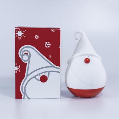 China Eco-friendly Snowman Christmas Gifts Silicone Night Light Bed Light Lamp Led Touch Night Stand Light for sale