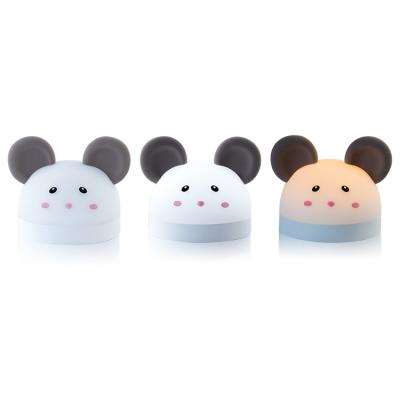 China Cartoon Newcomers Culu Mouse Home Decoration Wake Up Night Light LED Desktop Digital Alarm Clock for sale