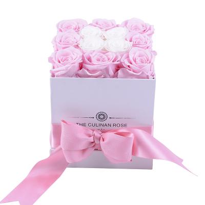 China 100% real natural rose Culinan high quality eternal flower stabilized forever preserved roses in gift box for sale