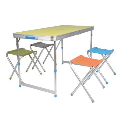 China Outdoor Size Customized Adjustable Picnic Folding Table for sale