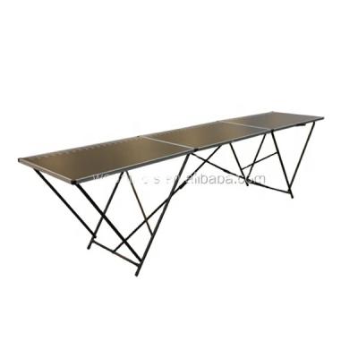 China Portable 3m Black Folding Wallpaper Table for sale