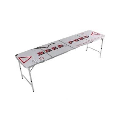 China 8ft Modern Aluminum Folding Beer Pong Table for sale