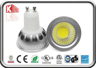 China Super brightness 220V AC 5W GU10 LED Spotlight , COB led spotlights , ETL listed for sale