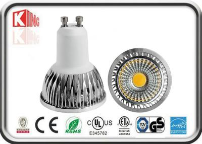 China CER, RoHS-hohe Leistung Gu10 führte Lampen Aluminium-PFEILER 5W 2700k 500lm zu verkaufen