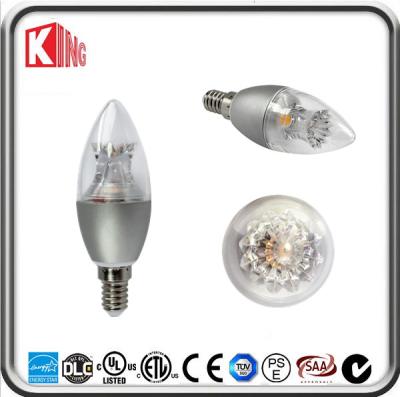 China 360 Degree Dimmable Led Filament Candle Bulb 5W E14 Decorative for Chandelier for sale