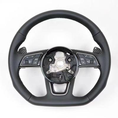 China Business / Universal 38cm Luxury Black Suede Car Accessories Sports Car Steering Wheel Covers for sale