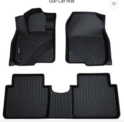 China Sports Strip Surrounding Semi Environmentally Friendly Rubber Car Floor Mats For Toyota Camry for sale