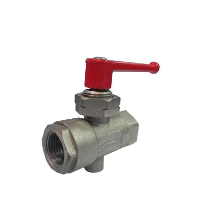 China 300PSI General Industrial Forged Panel Mount 3 Way Ball Valve for sale