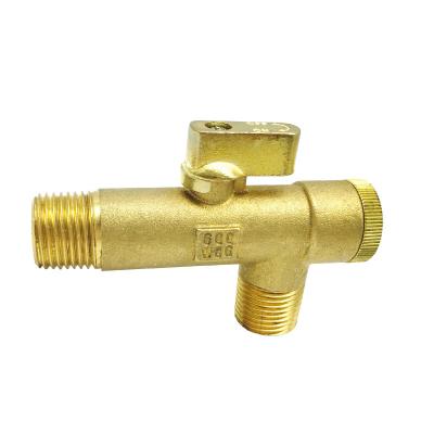 China Combination Body General Brass Ball Valve Strainer--Heavy Duty Zinc Cast Handle for sale