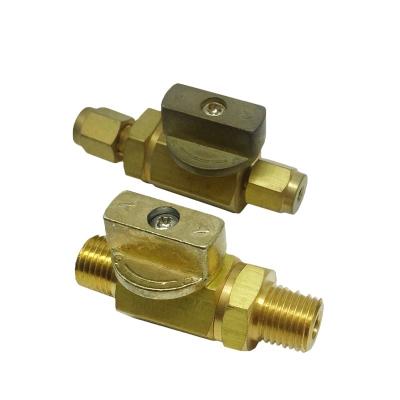 China Heavy Duty Brass Construction of 2pc 1000PSI Mini Ball Valve for sale