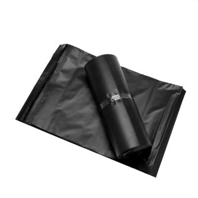 China Wholesale Strong Adhesive Waterproof Plastic Mailing Tote Bags Courier Clothing Shipping Black Mailing Bags for sale