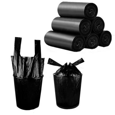 China Hot Selling Disposable Thickened Household Disposable Kitchen Roll Bag Waste Plastic Black Garbage Bag for sale