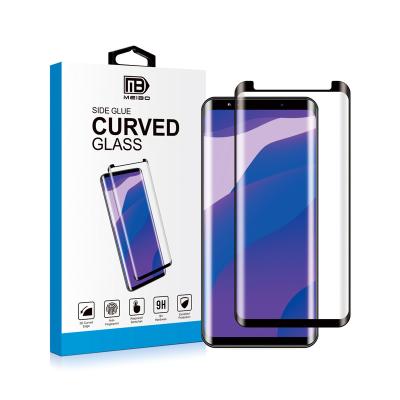 China wholesale Anti-scratch micas Para 3D time curved full glue tempered glass mobile screen protector for Samsung for sale