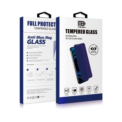 China Anti Blue Quality Anti Blue Light Cell Phone Tempered Glass Screen Protector For iPhone for sale