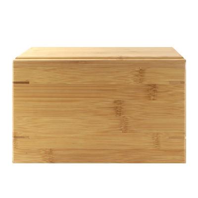 China Wholesale Stocked Bamboo Urn 25 45 125 Cubic Inch Dog Box Wooden Caskets Unique Wooden Custom Animals Cat for sale