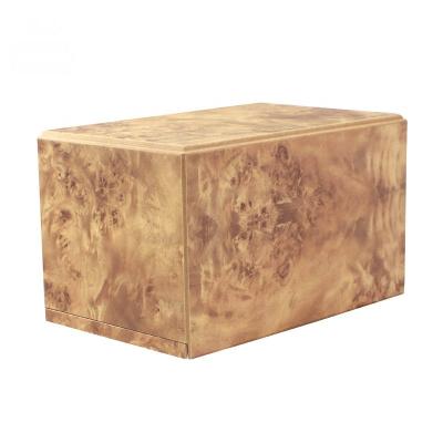 China Stored Timber Color in Cat Dog Coffin Memorial Wooden Box Pet Cremation Animal Urns Urns for sale