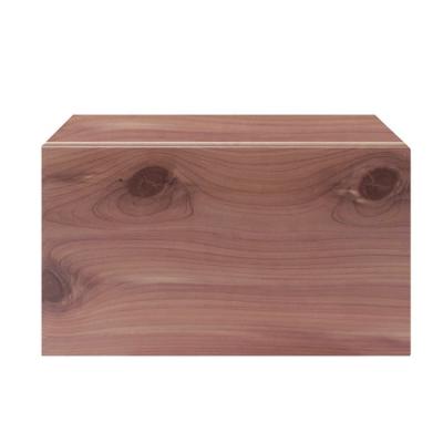 China Factory Price Red Cedar Wood Collapsible Cremation Urns Caskets Pet Casket Wooden Burial Stored for sale