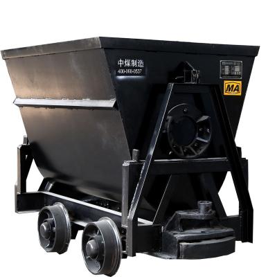 China energy & MFC1.0-6 2ton Load 1CBM Mining Tilt-Bucket Mine Car For Sale Gauge 600mm Customized Bucket Tipping Trolley for sale