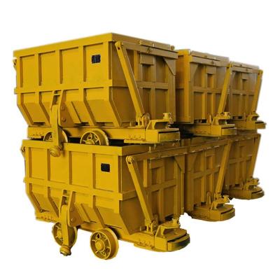 China energy & Rail Side Dump Mine Car KC2.5-6A Curved Mining Trolley Side Dumping Railway Mining Trolley For Sale for sale